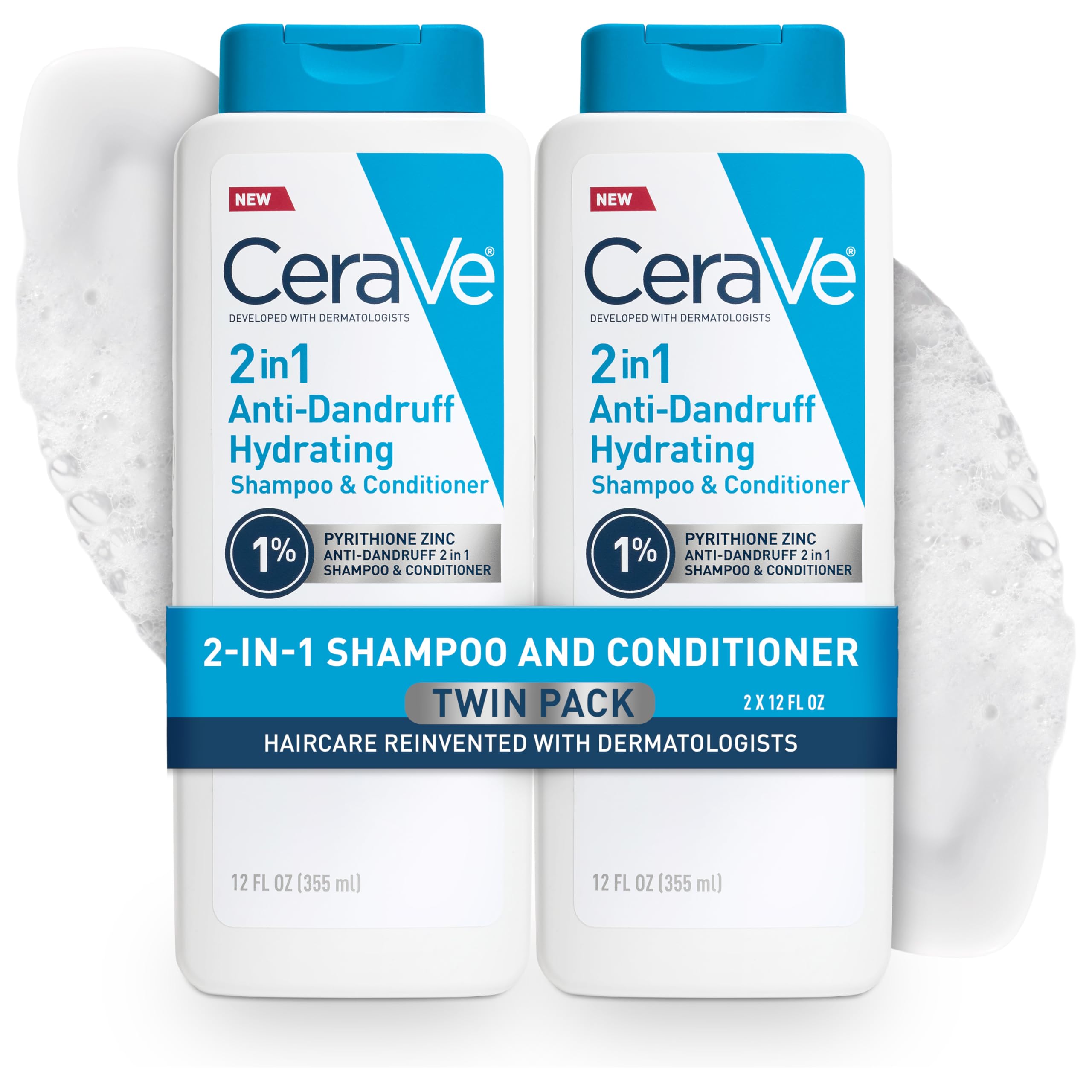 Amazon.com: CeraVe Champú y acondicionador hidratante 2 en 1